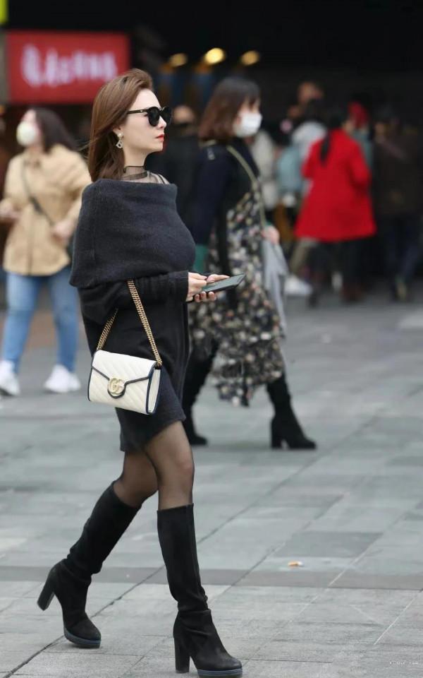 看街拍 識包包：Gucci古馳GG Marmont單肩包10組穿搭