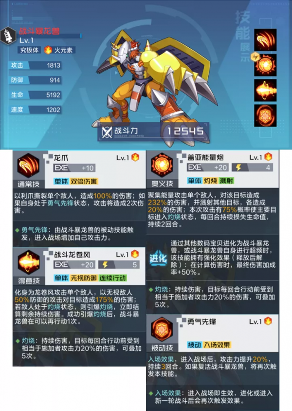 數碼寶貝手遊：灼燒隊陣容深度解析！平民玩家最好用的推圖陣容