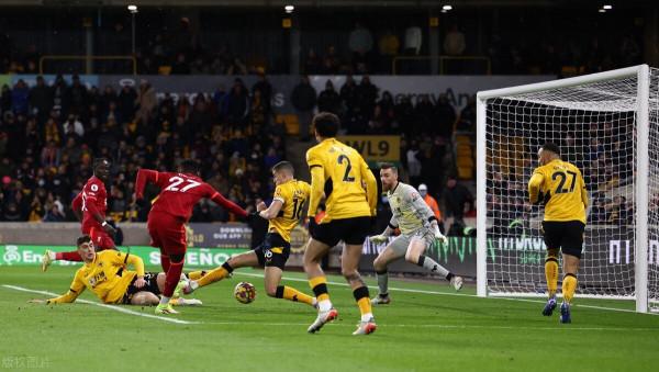 英超-利物浦1-0狼隊升至第二 奧裡吉94分鐘絕殺 若塔對舊主空門腳軟