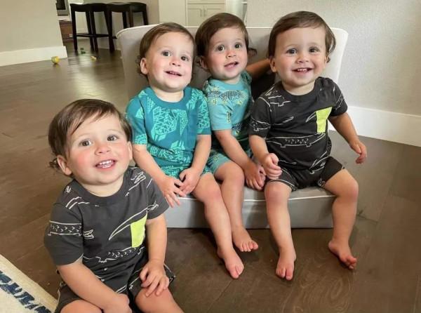 全球僅72例！女子誕下同卵四胞胎，絕了，打麻將永遠不缺人了