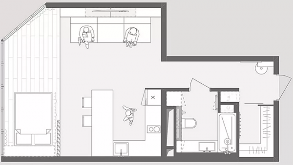45㎡小宅裝成這樣，舒適度滿滿又高顏值