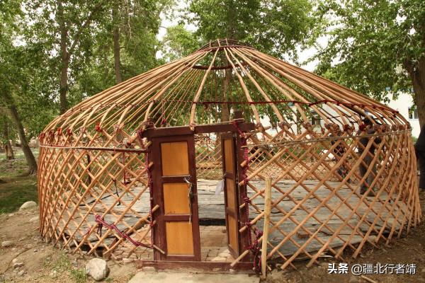 新疆哈薩克族的氈房