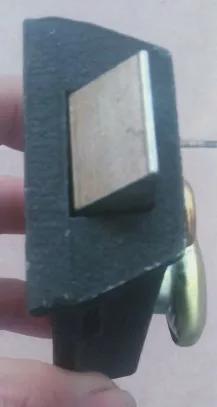 774型黑色門鎖的內部構造（774-A型雙保險黑色單舌門鎖，三）