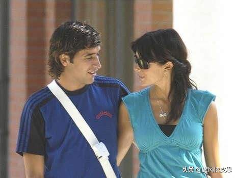 足壇金童勞爾和妻子