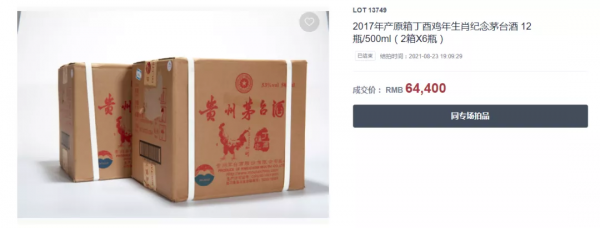全套生肖茅臺拍賣價出爐，漲了嗎？