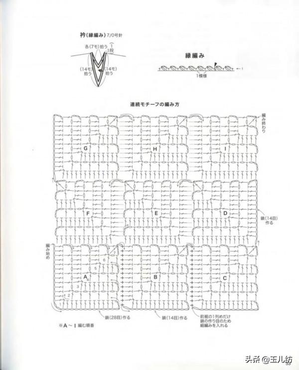 2021秋冬毛衣編織花樣圖案25款，漂亮又大氣