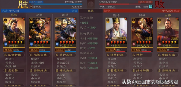 三國志戰略版超越T0的暴力陣容，扛98連穿4隊滿紅