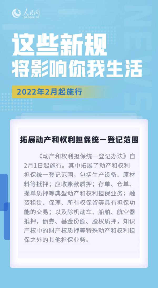 2月，這些新規將影響你我生活