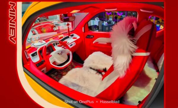 五菱宏光MINIEV虎年限定裝扮正式亮相，造型喜慶