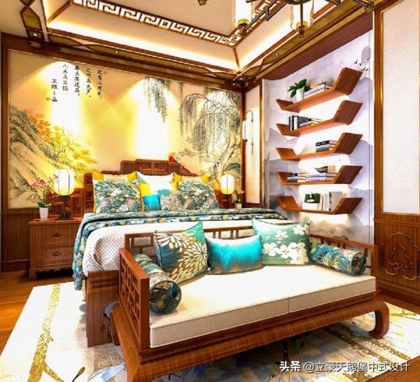 中式臥室設計：在追求唯美的同時，總能別出心裁