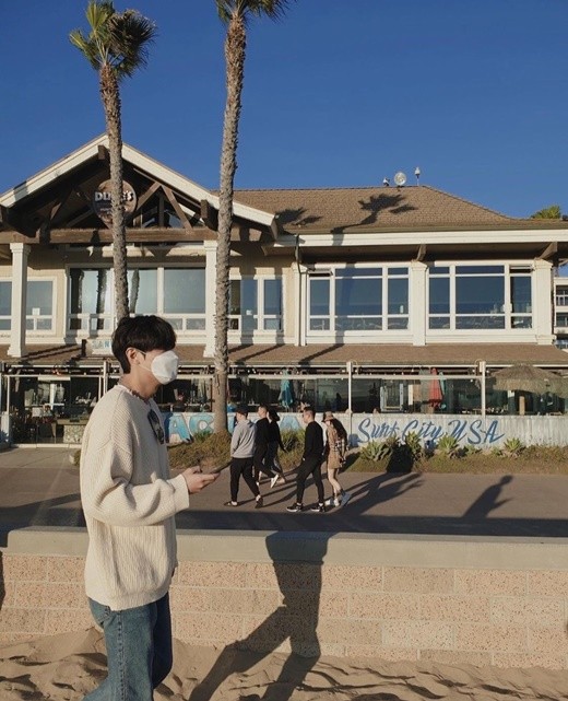 韓國藝人李敏鎬時隔八年重返美國《繼承者們》拍攝現場