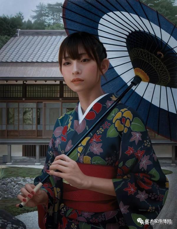 日本 岡靖知 寫實作品欣賞