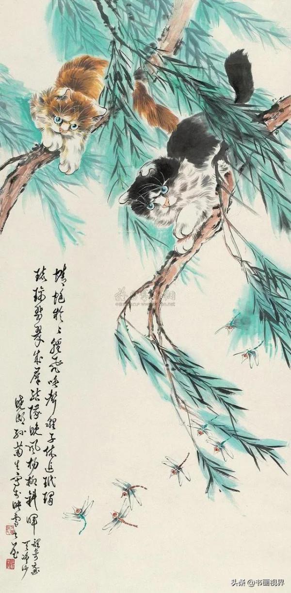 孫菊生筆下的貓有多精彩？看看這46幅國畫吧