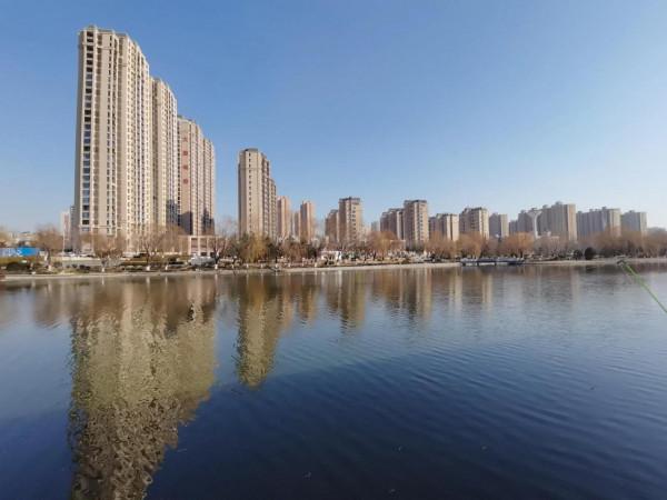 進九第一天 泮河倒影美 進九第一天 泮河倒影美