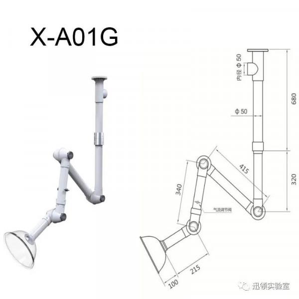 實驗室排風裝置之一———萬向抽氣罩