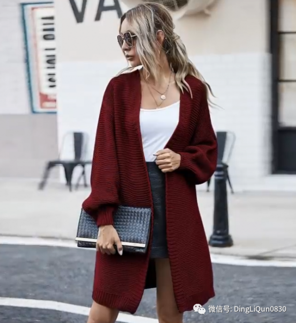 「針織作品」60款時尚流行的中長款開衫（尋找靈感）
