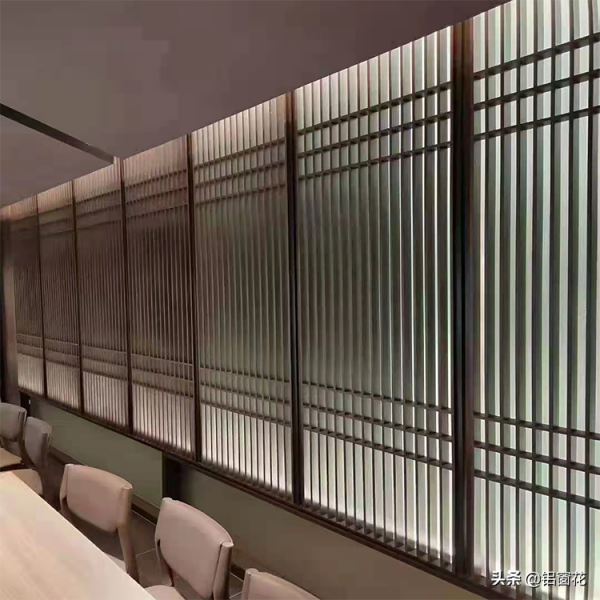 藝術裝飾金屬鋁合金屏風