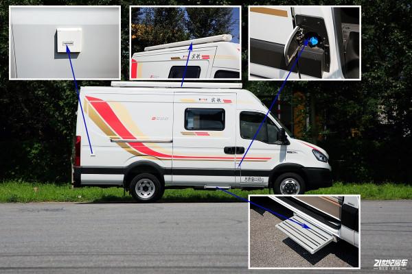 一家三口旅居首選B型房車！全車軟包功能完善！實拍金冠賓歌B500