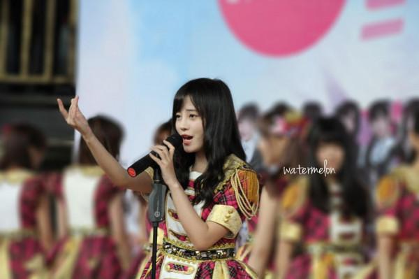 鞠婧禕握手會飯拍，現場照片