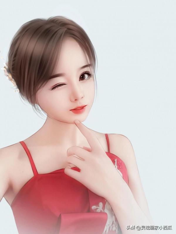 換一換你的頭像吧，手繪的女生漫畫微信頭像，照片變漫畫就是好看