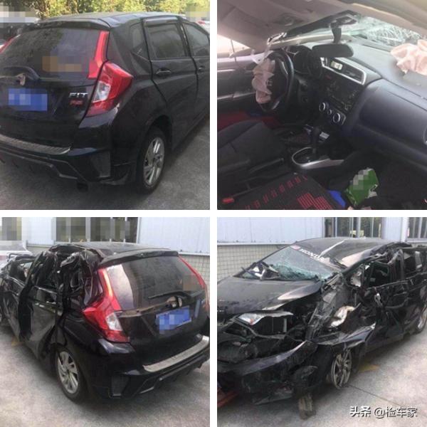 車身撞稀碎，這輛本田飛度換個馬甲賣6萬？車主：不退車就法庭見