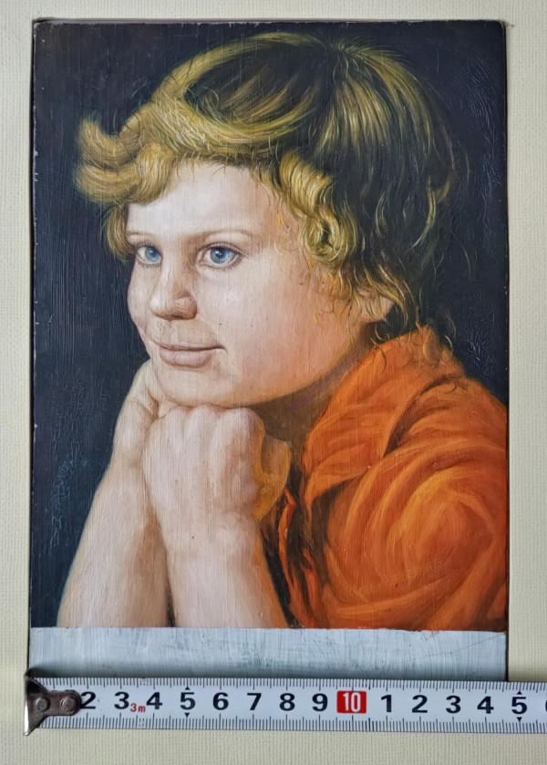 油畫笑臉男孩惹人喜愛,眼睛好像會跟著你轉,梅州收藏者視為寶貝 油畫笑臉男孩惹人喜愛,眼睛好像會跟著你轉,梅州收藏者視為寶貝