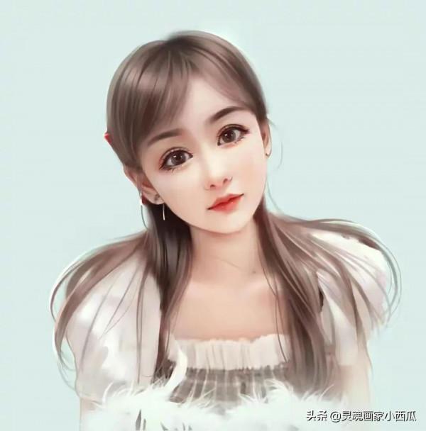 換一換你的頭像吧，手繪的女生漫畫微信頭像，照片變漫畫就是好看