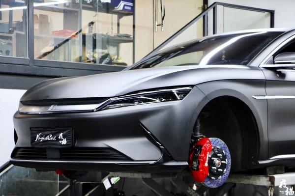 新能源扛把子！戰鬥灰比亞迪·漢改裝大鮑魚