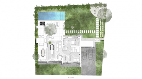 90㎡，一對夫婦的兩居室，輕盈素雅