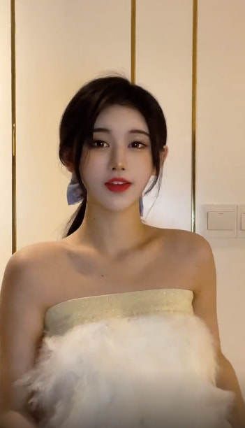 男網紅模仿鞠婧禕，穿女裝紋髮際線，被網友質疑回懟：我是個男人