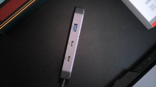 輕薄本靈魂伴侶！優越者RGB電競Type-C擴充套件塢體驗，7合1有顏有料