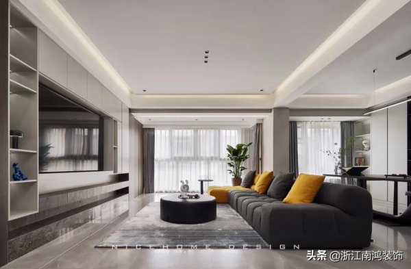 四室改兩室，客廳書房一體，餐廚又玩出了新花樣