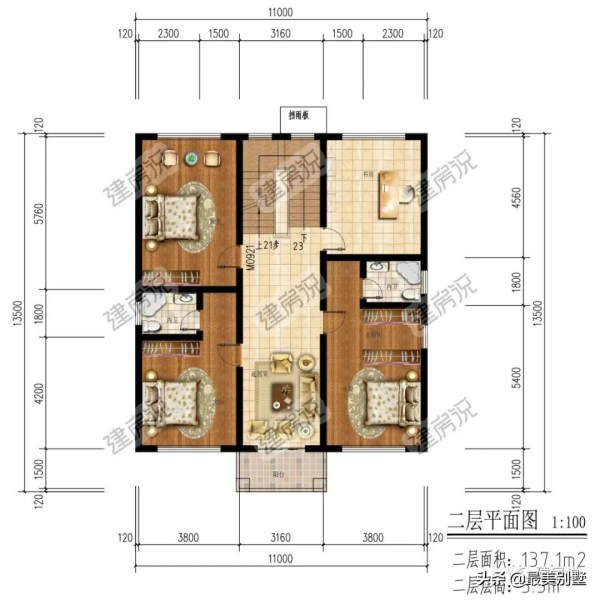 存了這麼久的錢終於有地花了，這棟新中式別墅，我一眼就看上了