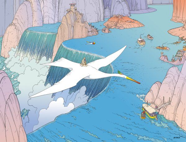 「插畫分享」法國插畫大師 莫比斯