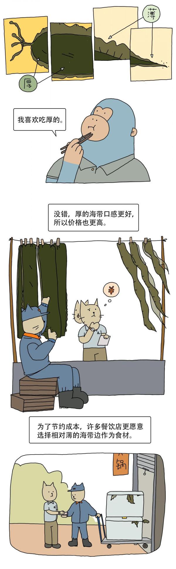 為什麼吃火鍋時，服務員端上來的海帶會打結，這組漫畫告訴你
