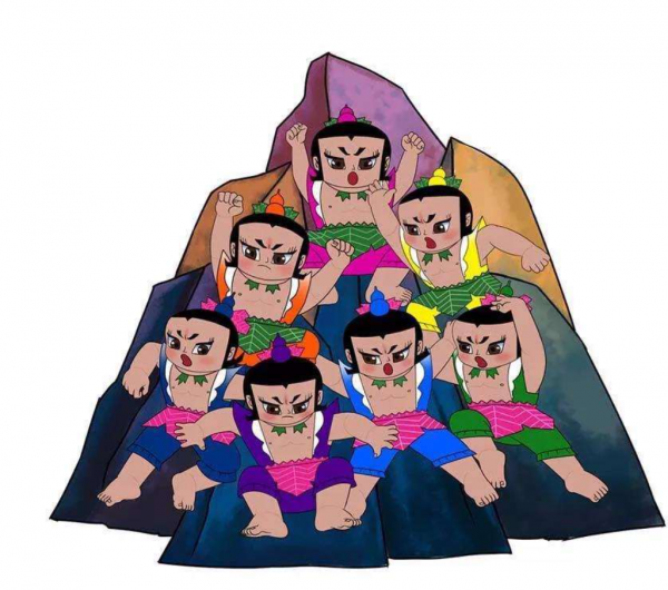 葫蘆兄弟跨界聯，誰的童年雷達在滴滴作響