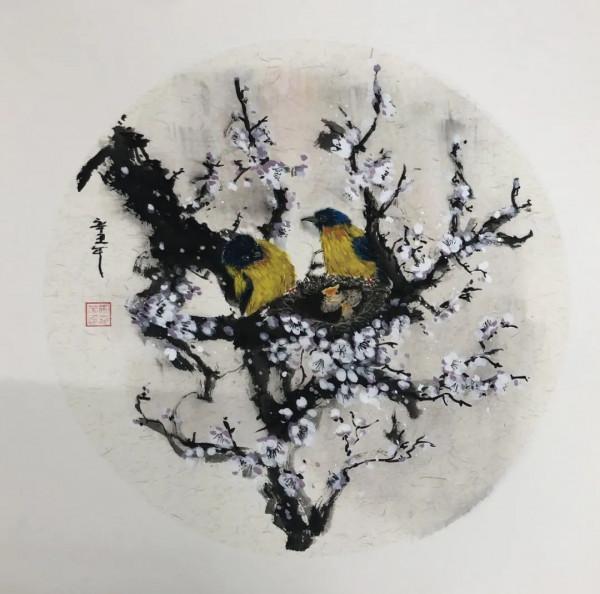 馬春英以花鳥畫的才情,喚起一片靜謐,美醉了 馬春英以花鳥畫的才情,喚起一片靜謐,美醉了