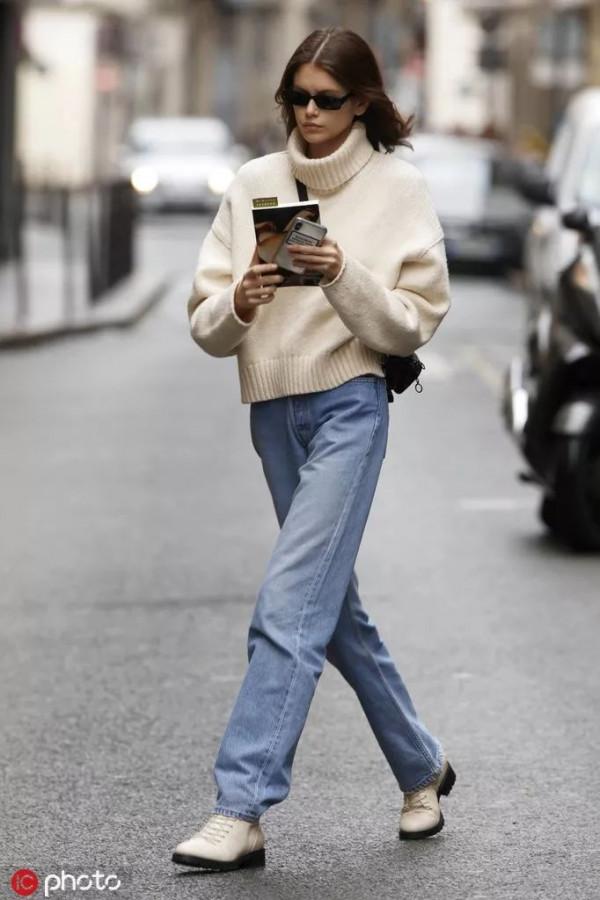 有純色毛衣過冬，缺男友也不emo了