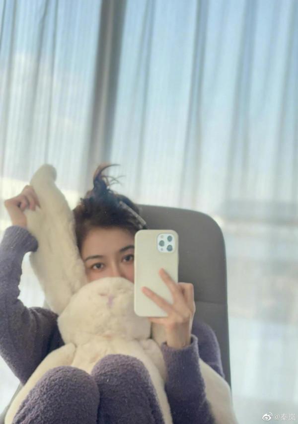 秦嵐，這顏值和體重，沒法比呀