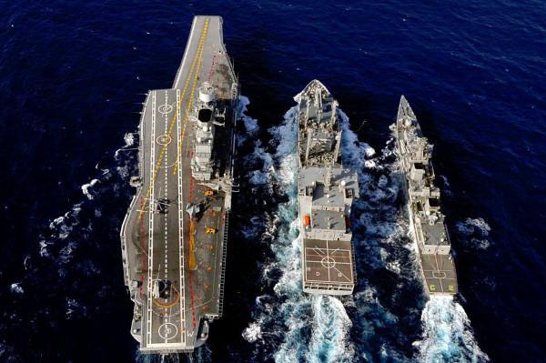 國外博主眼裡的海軍強國，美國714萬噸排第一，中國280萬噸排第二