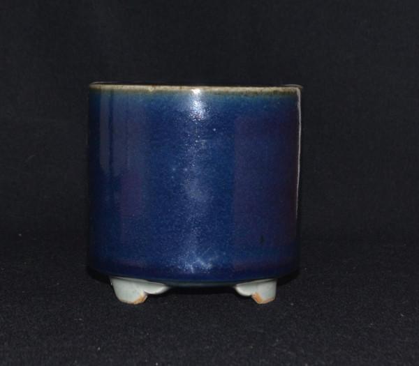 宣德酒藍釉香爐―鑑定