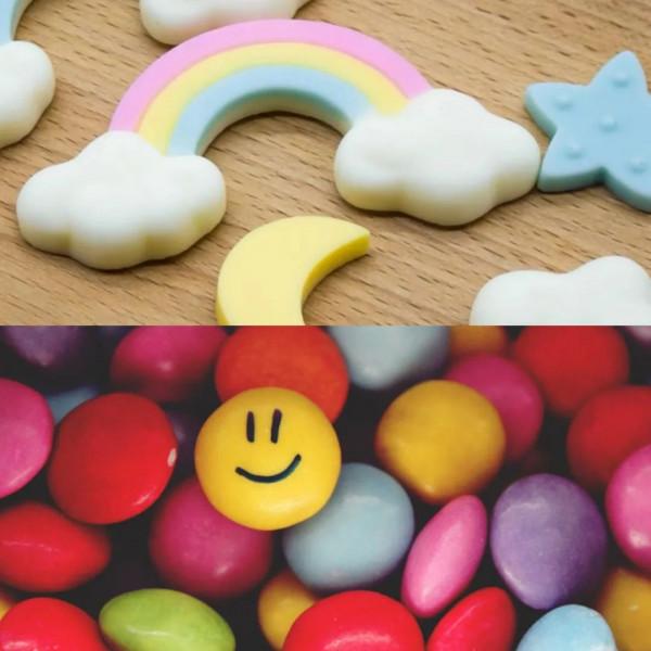 讓巧克力變成彩虹色，靠的不是色素，而是物理