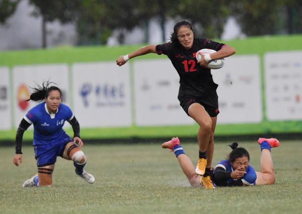 全運會女子橄欖球決賽 奧運聯合隊絕對實力奪冠
