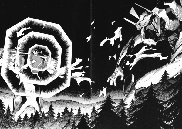 《新世紀福音戰士》第十四使徒力天使，被初號機吞噬的超強怪物