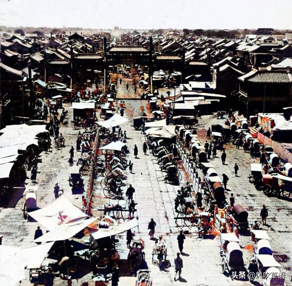 1902年北京舊影:119年前的北京街頭,混亂而繁華 1902年北京舊影:119年前的北京街頭,混亂而繁華