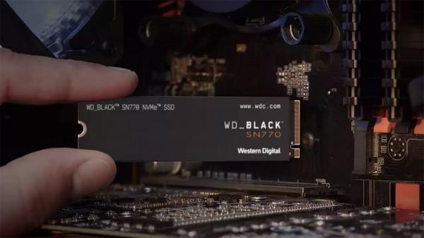 西數推出WD&lowbar;BLACK SN770系列SSD，DRAMless設計，速度達5150MB&sol;s
