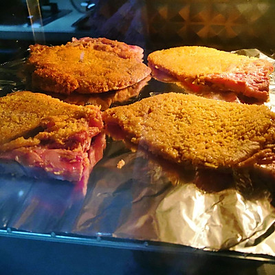 烤箱烤出來的不幹不柴的炸大排（空氣炸鍋也適用）