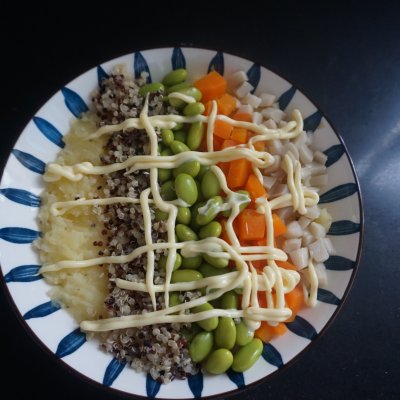 #一起土豆沙拉吧# 土豆沙拉彩虹能量碗