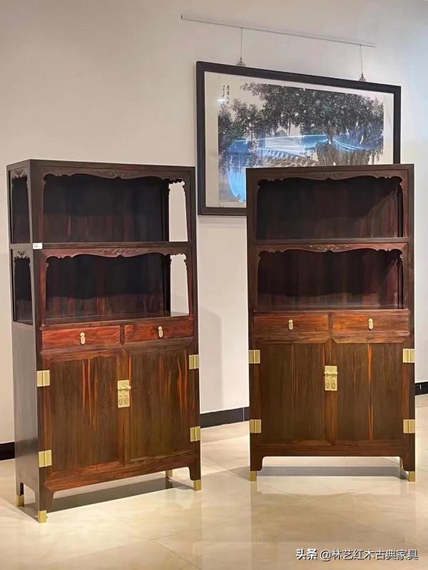 大紅酸枝明式書房佈局