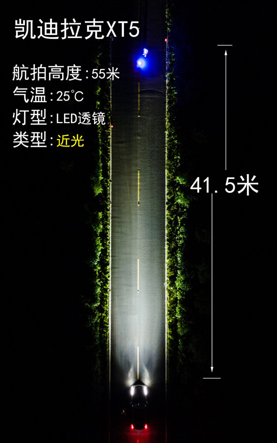 近光表現一般，扉旅汽車實測凱迪拉克XT5